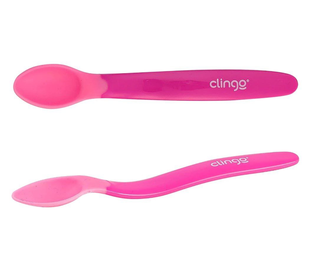 Colher De Silicone Ergonômica Termosensível