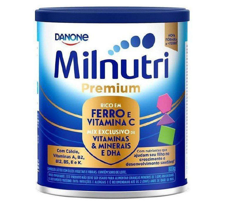 Composto Lácteo Milnutri Premium Danone Nutricia 800g
