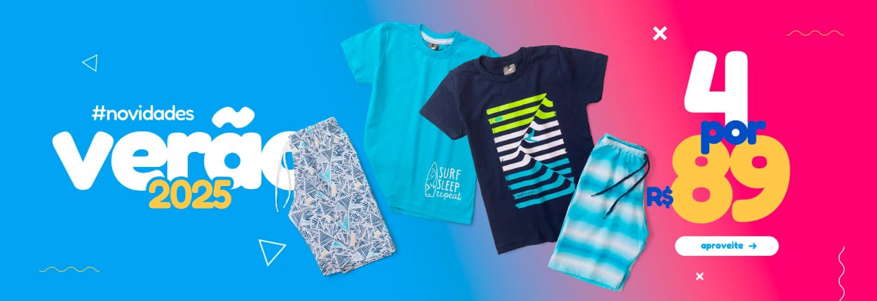 ✨Conjunto Infantil Verão Menina / Menino
