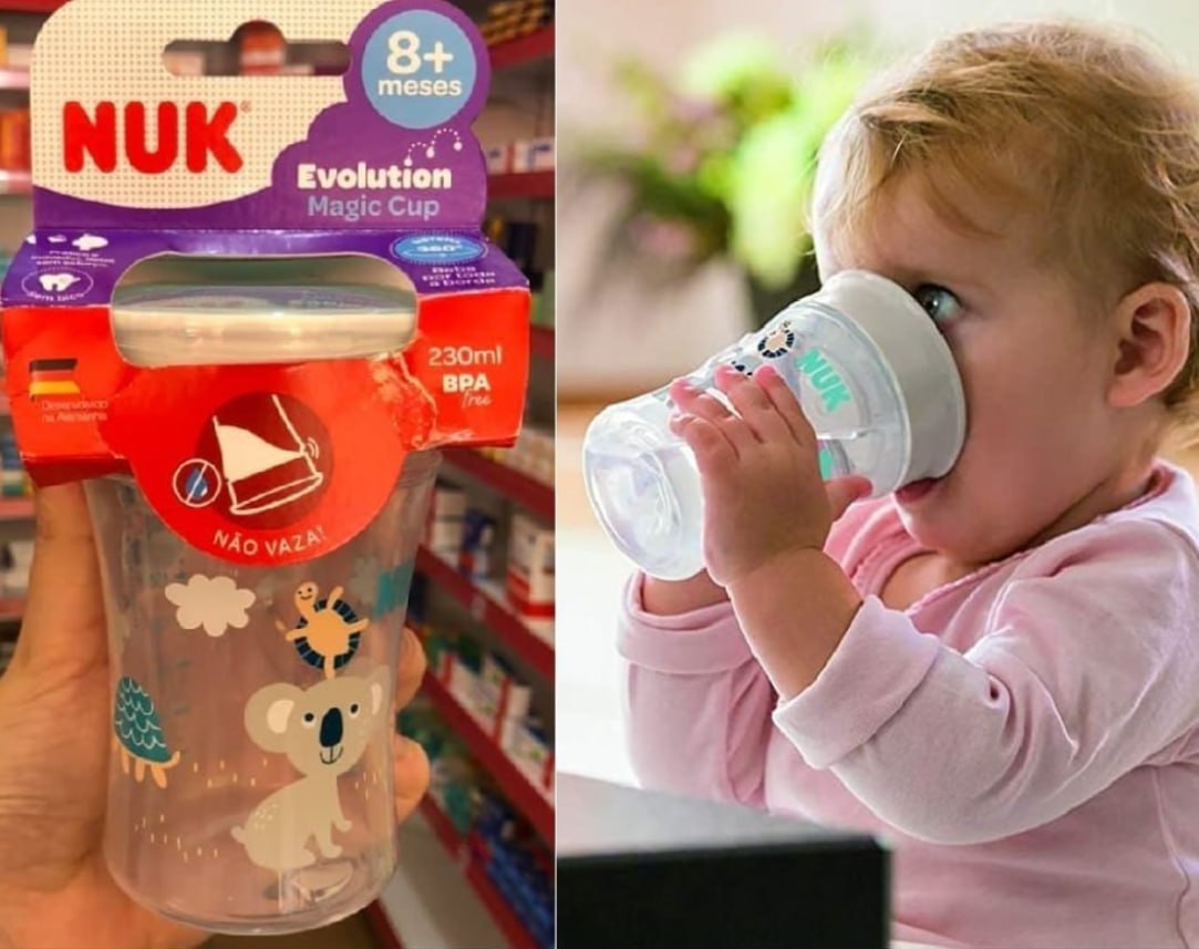 Copo Antivazamento Magic 230ml NUK 360° (Beba por toda a borda)
