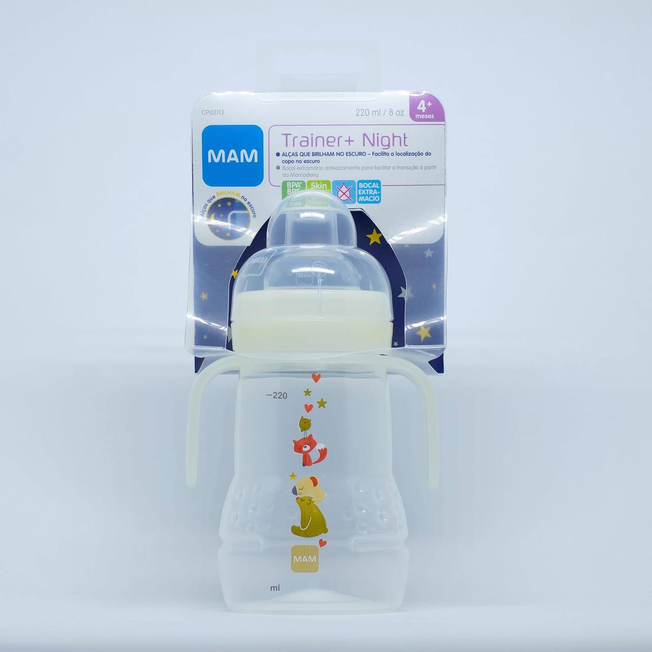 Copo Trainer Night 220ml MAM Neutra