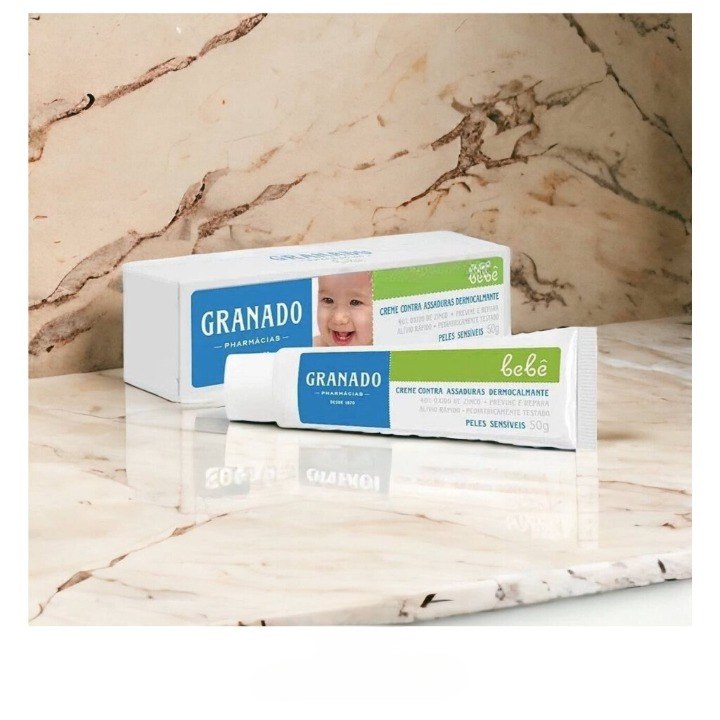 Creme Assaduras Dermocalmante Bebe Pele Sensíveis, Granado, 50G