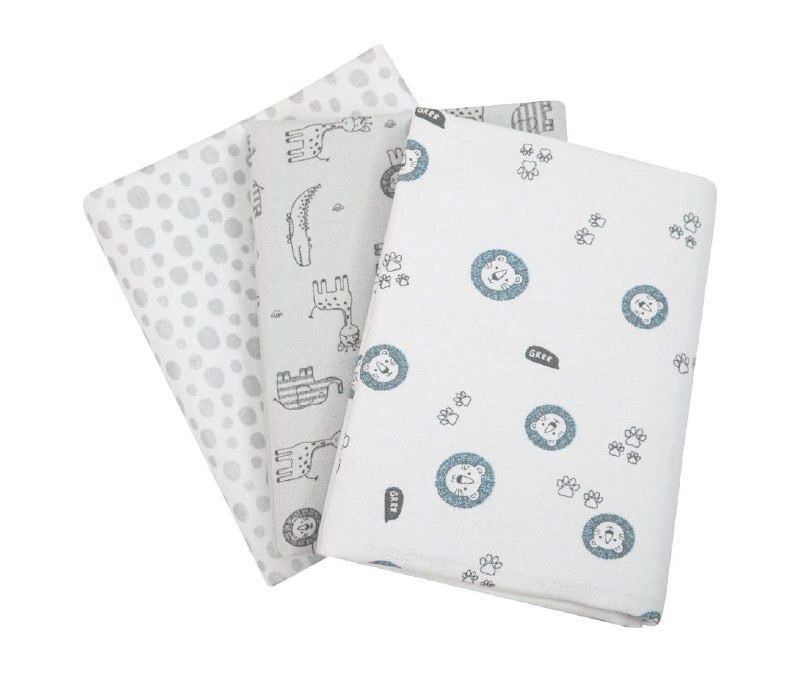 Cueiro Flanelado Papi 80cm x 50cm 3 unidades