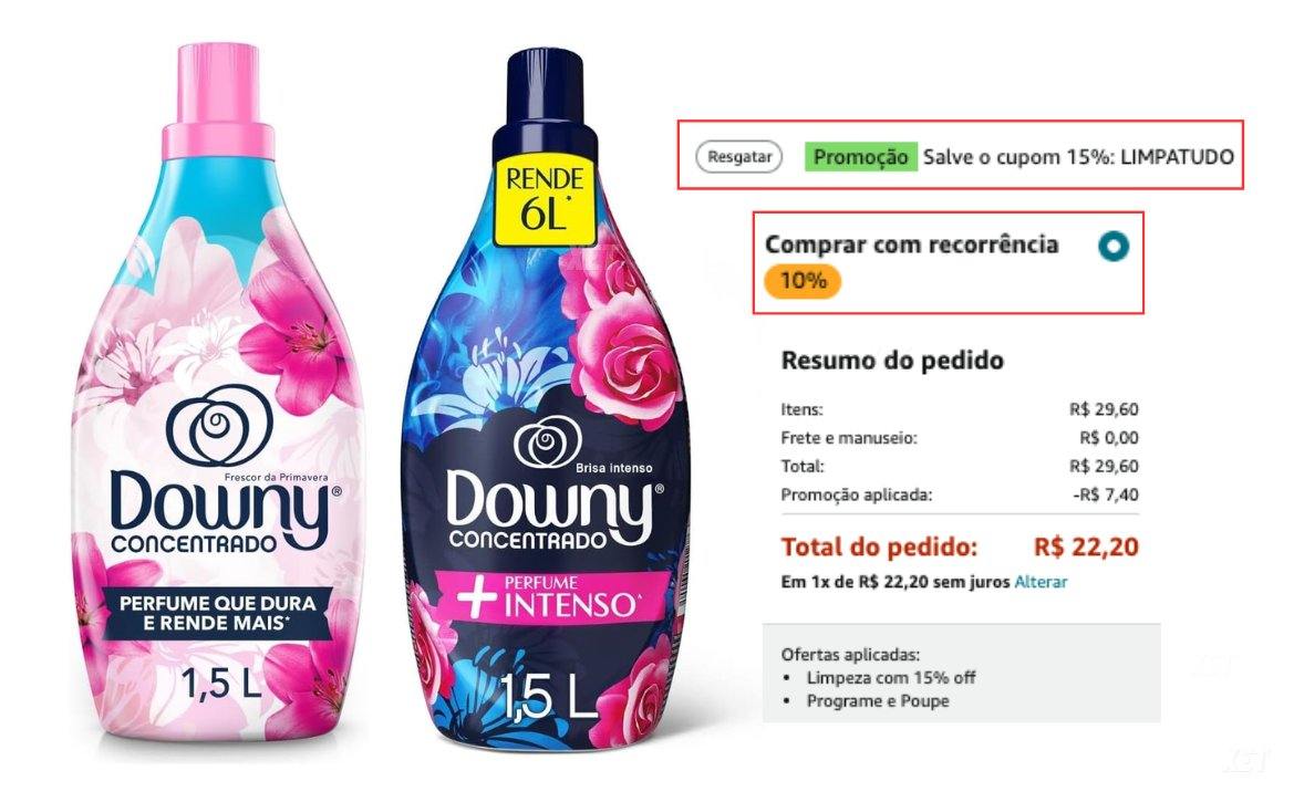 Downy Amaciante 1,5L