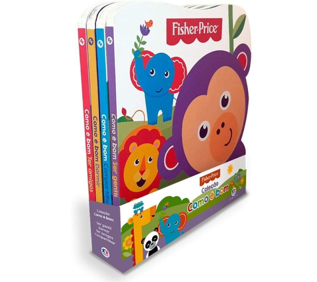 Fisher-Price - Kit Coleção Como é Bom Capa dura