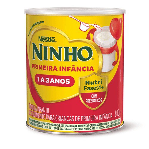 Fórmula Infantil Nestlé Ninho Fases 1+, 800g