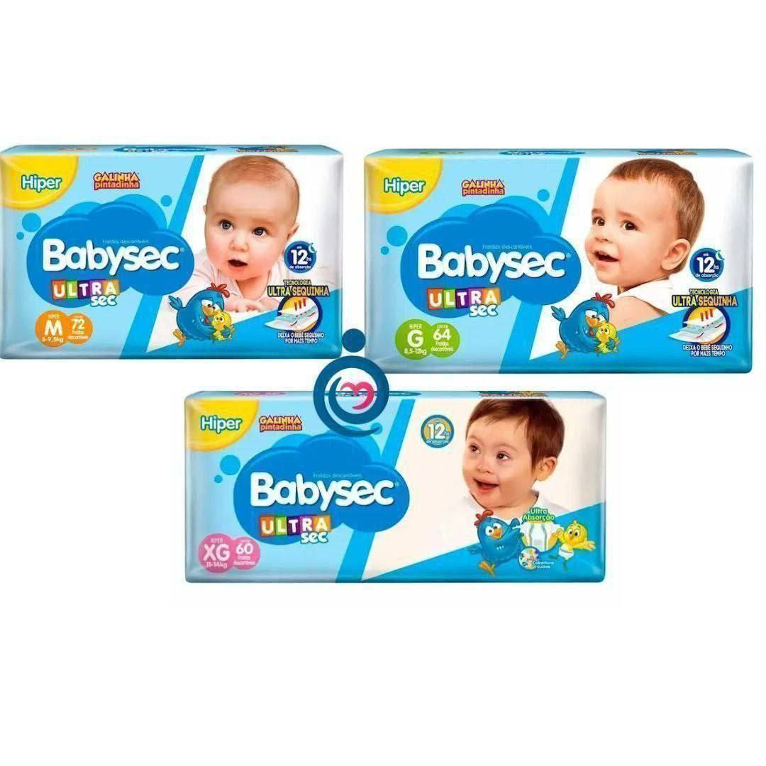 Fralda Babysec Ultrasec Galinha Pintadinha