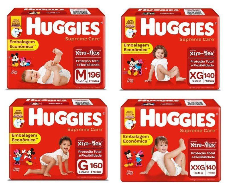 Fralda Huggies Supreme Care