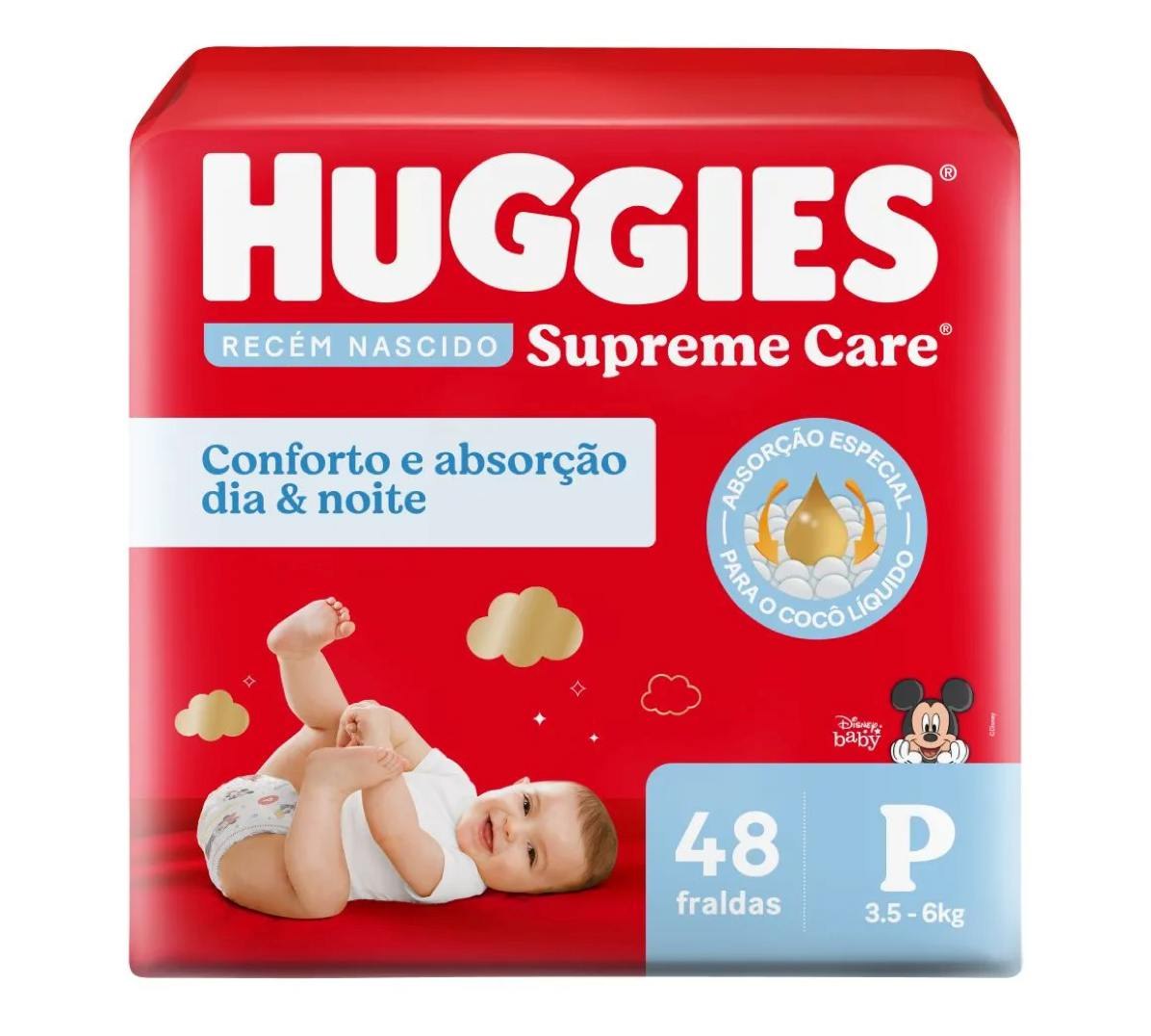 Fralda Huggies Supreme Care P 48 Unidades