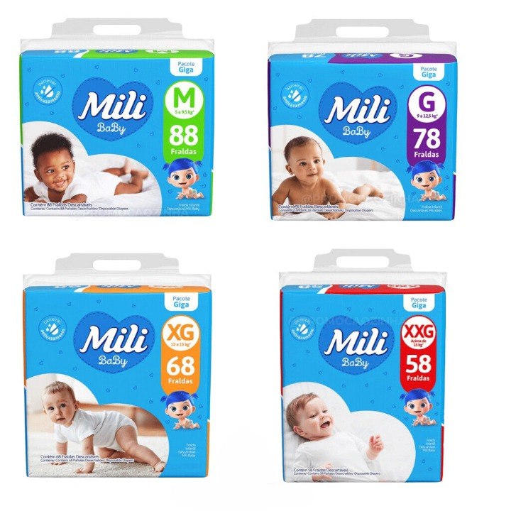 Fralda Mili Baby Giga