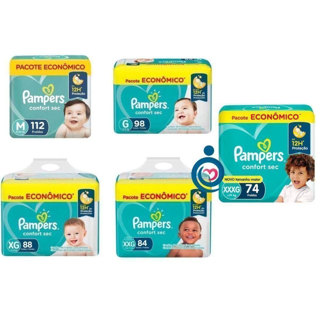 Fralda Pampers Confort Sec