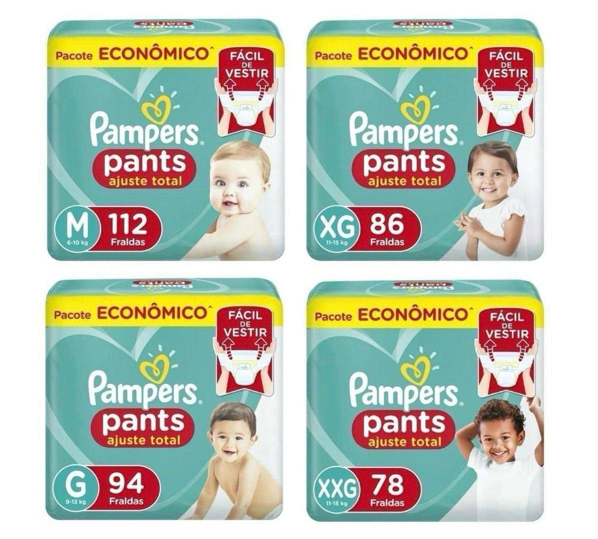 Fralda Pampers Pants Ajuste Total
