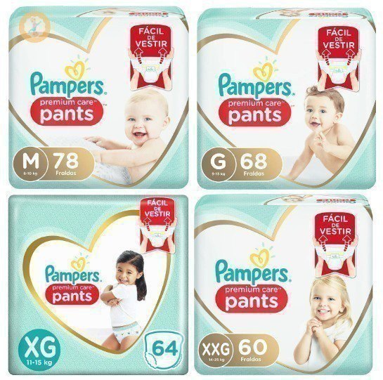 Fralda Pampers Pants Premium Care
