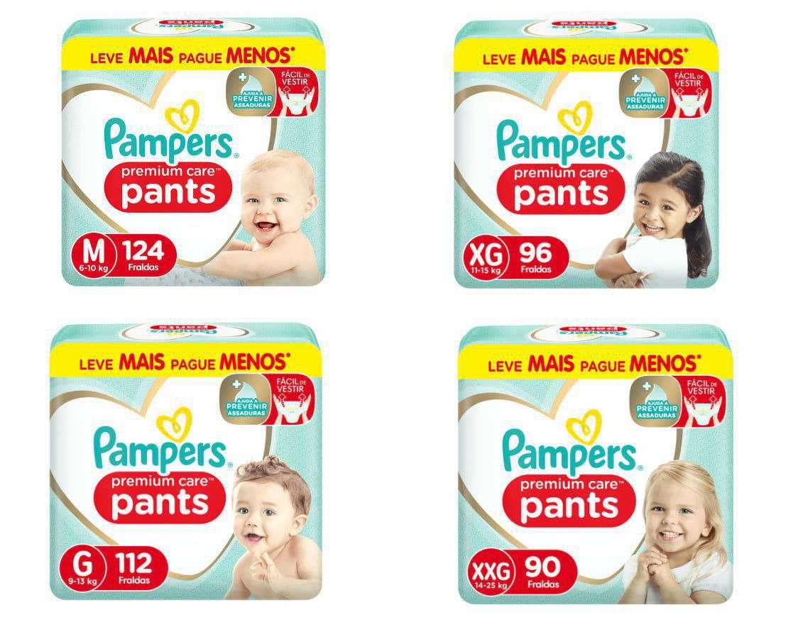 Fralda Pampers Pants Premium Care