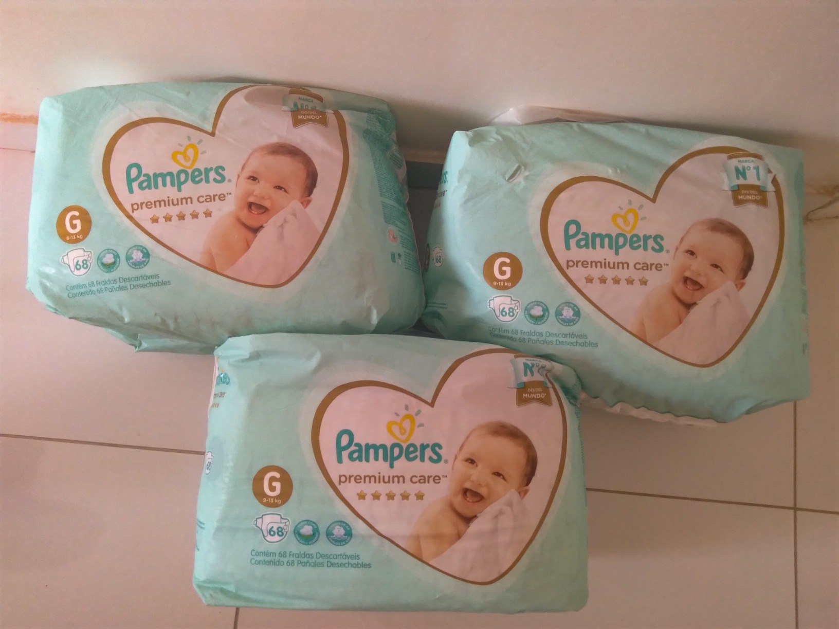 Fralda Pampers Premium Care G 68 Unidades