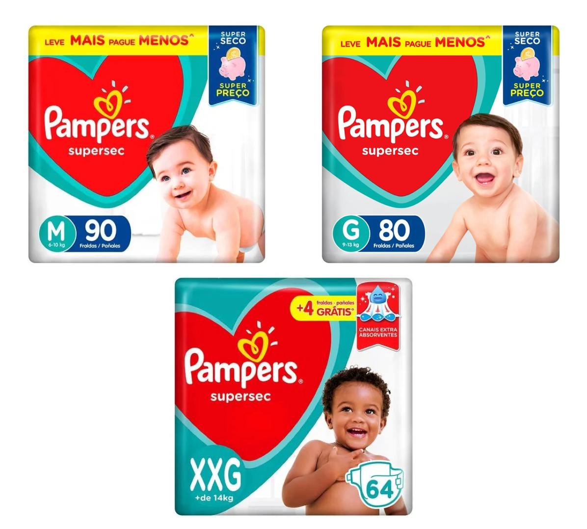 Fralda Pampers Supersec