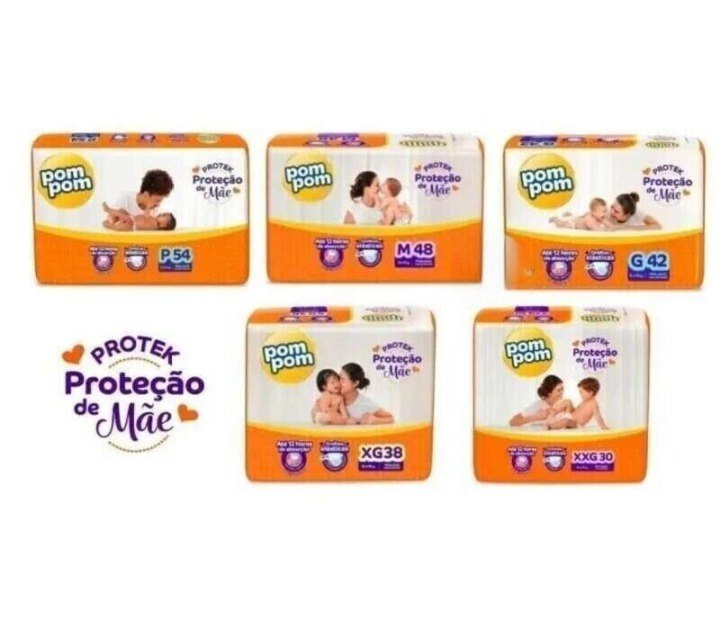 Fralda Pom Pom Derma Protek P ao XXG