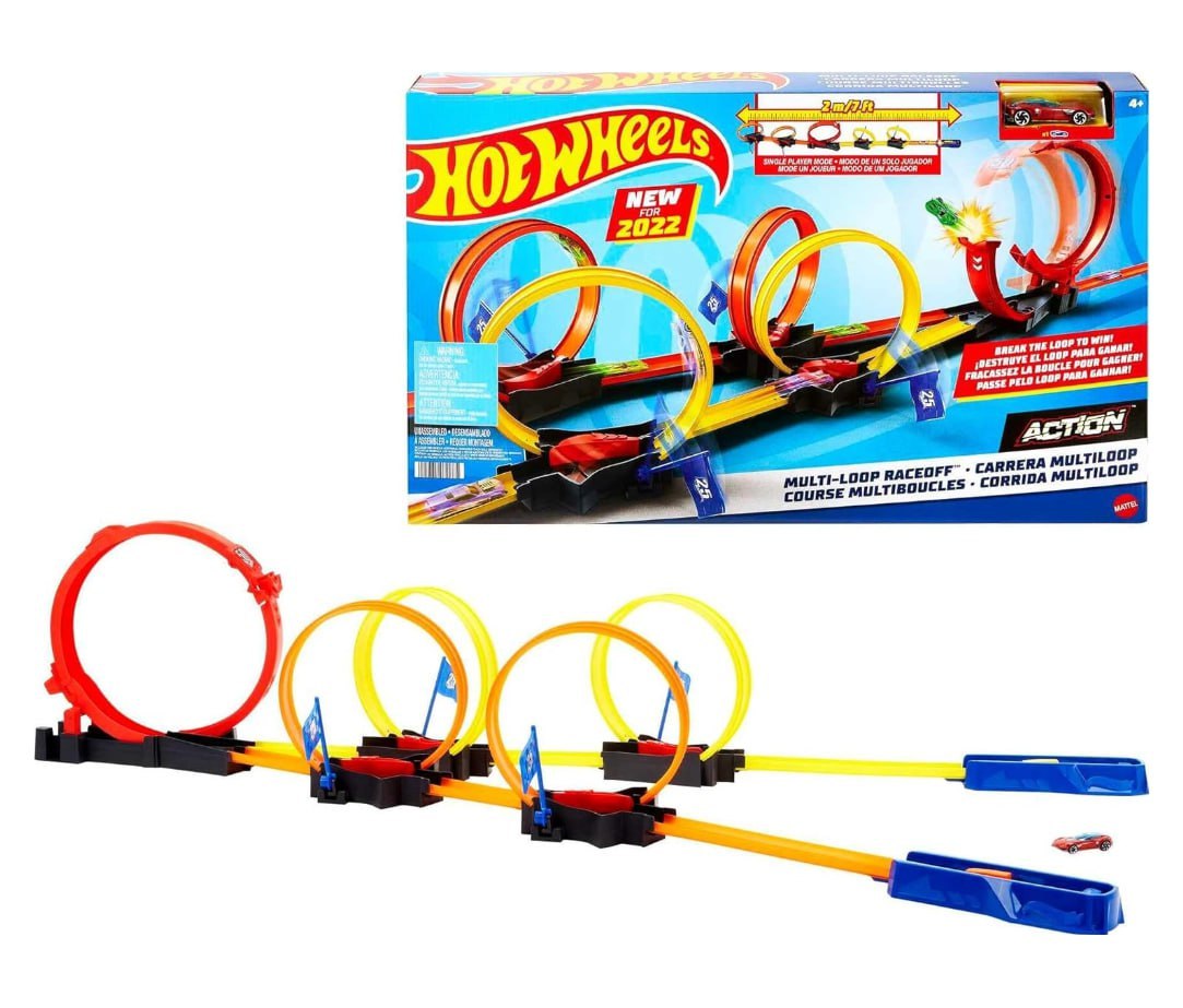 Hot Wheels Pista de Brinquedo Corrida Multi Loop
