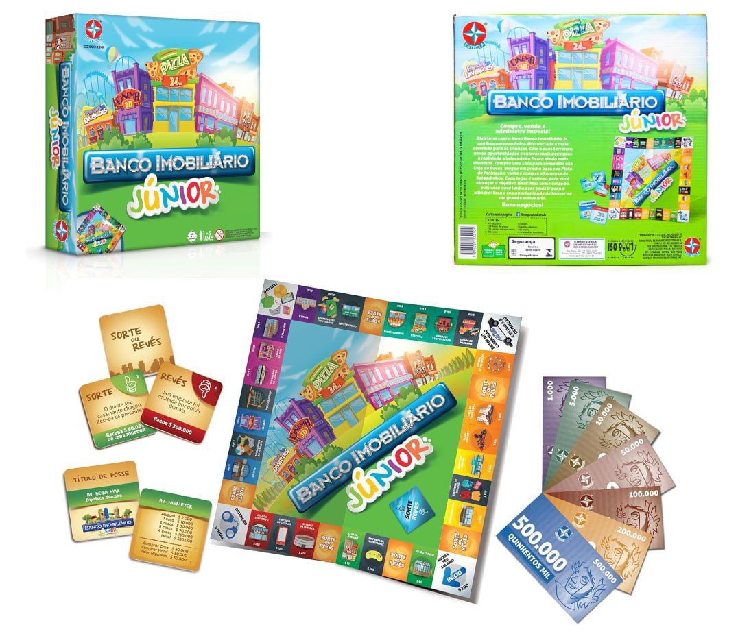 Jogo Banco Imobiliário Jr. Estrela