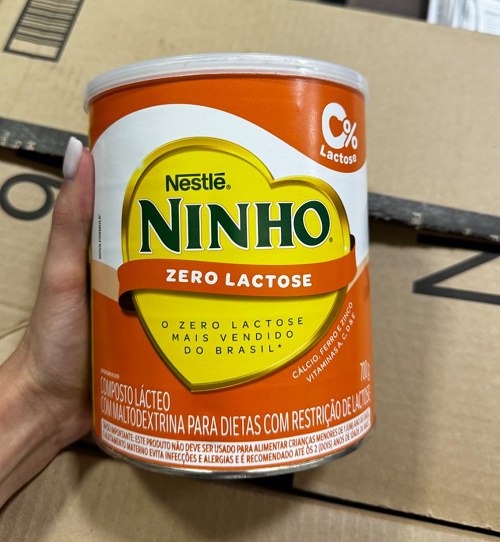Leite em Pó Ninho Fort+ Zero Lactose Lata 700g