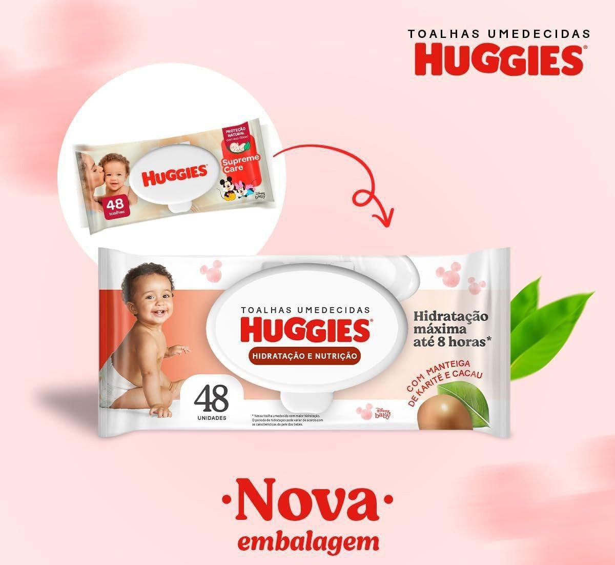 Lenços Umedecidos Huggies Supreme Care 48 Unidades