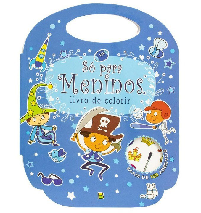 Livro de Colorir - Só para... Meninos - Capa dura