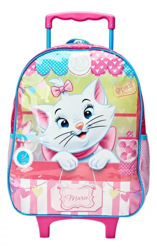 Mala Escolar Infantil Com Rodas Marie X Tamanho 16 Xeryus