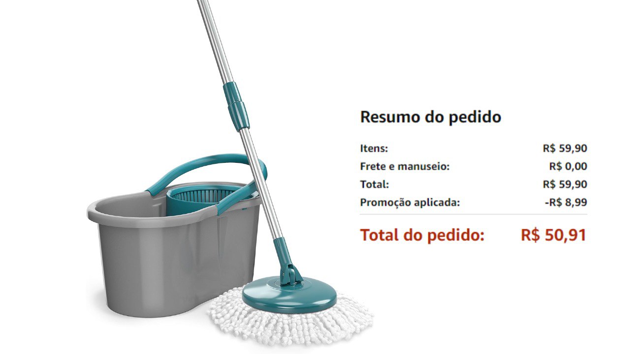 Mop Giratório Flash Limp