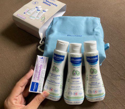 Mustela Kit Minis - Miniaturas Bebê Água De Limpeza + Hydra Bebê + Gel Lavante + Creme Vitaminado Preventivo De Assaduras - Nova Embalagem - Edição Limitada - Bebê E Criança