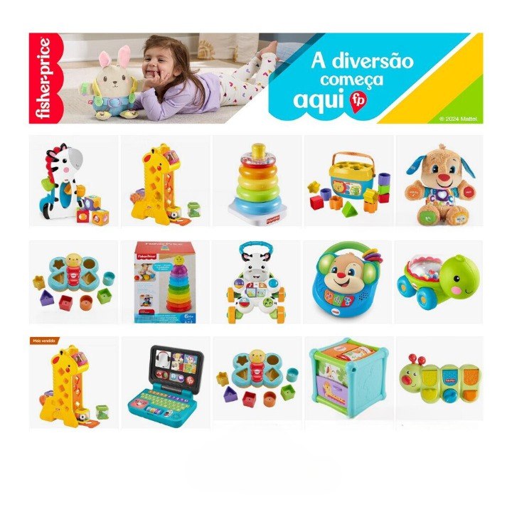 Novo cupom liberado na Amazon!!! Fisher-Price com 5% off