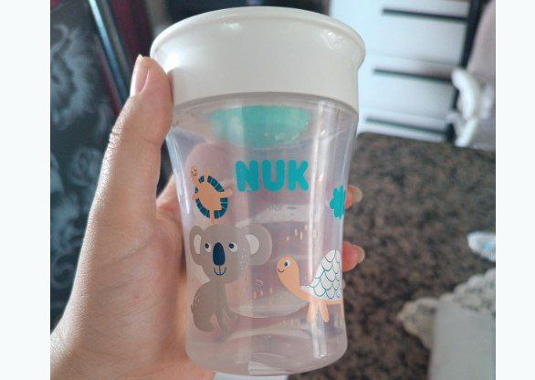 NUK Magic Copo Antivazamento 360° Boy, 230 ml, Azul