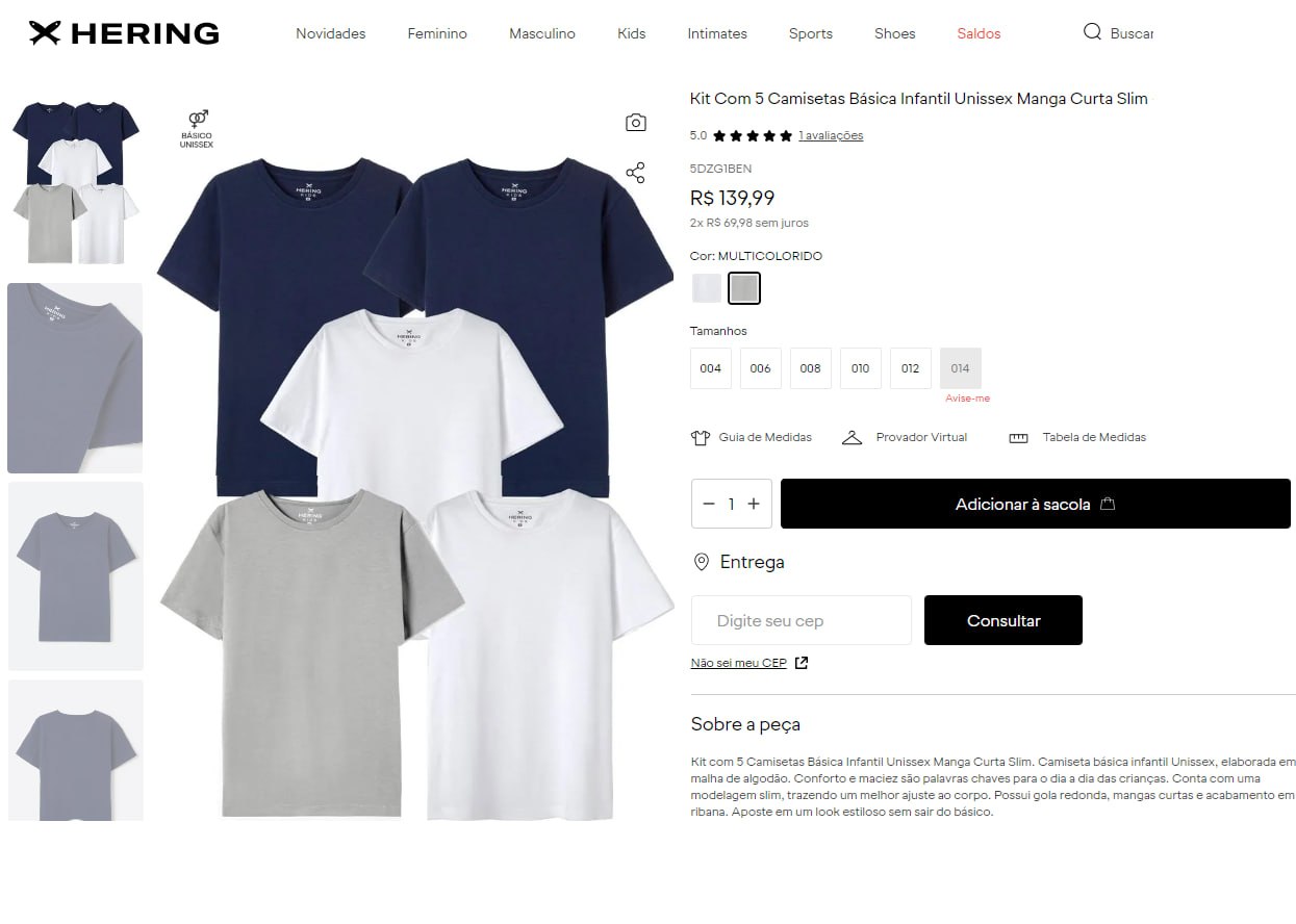 🏃🏃‍♂️OLHA O PREÇO DO MESMO KIT NO SITE DA HERING 😱