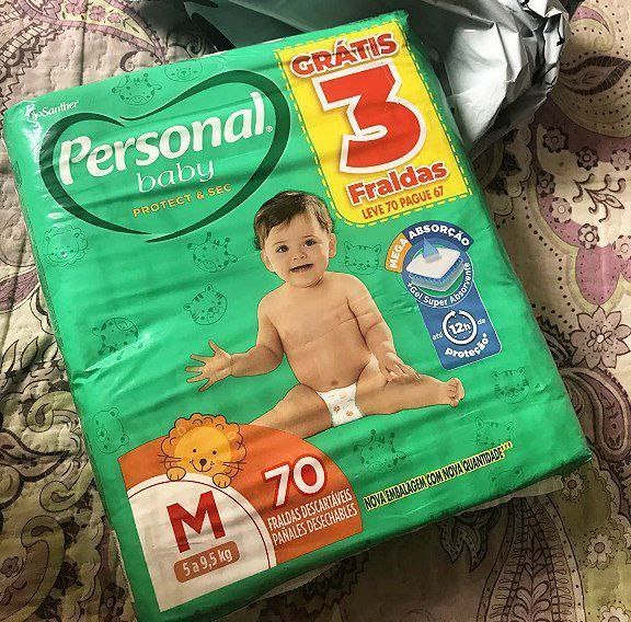 Personal Fralda Protect E Sec M Hiper  70 Unidades