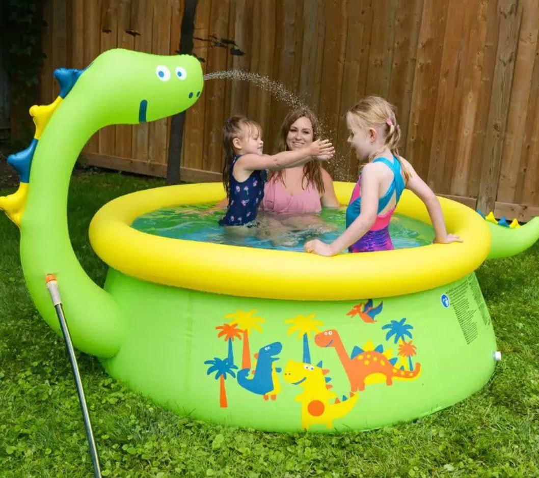 Piscina Inflável Jilong 1400L - Dinossauro