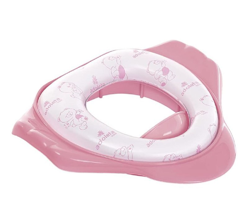 Redutor Sanitário Com Almofada Rosa Adoleta Bebê