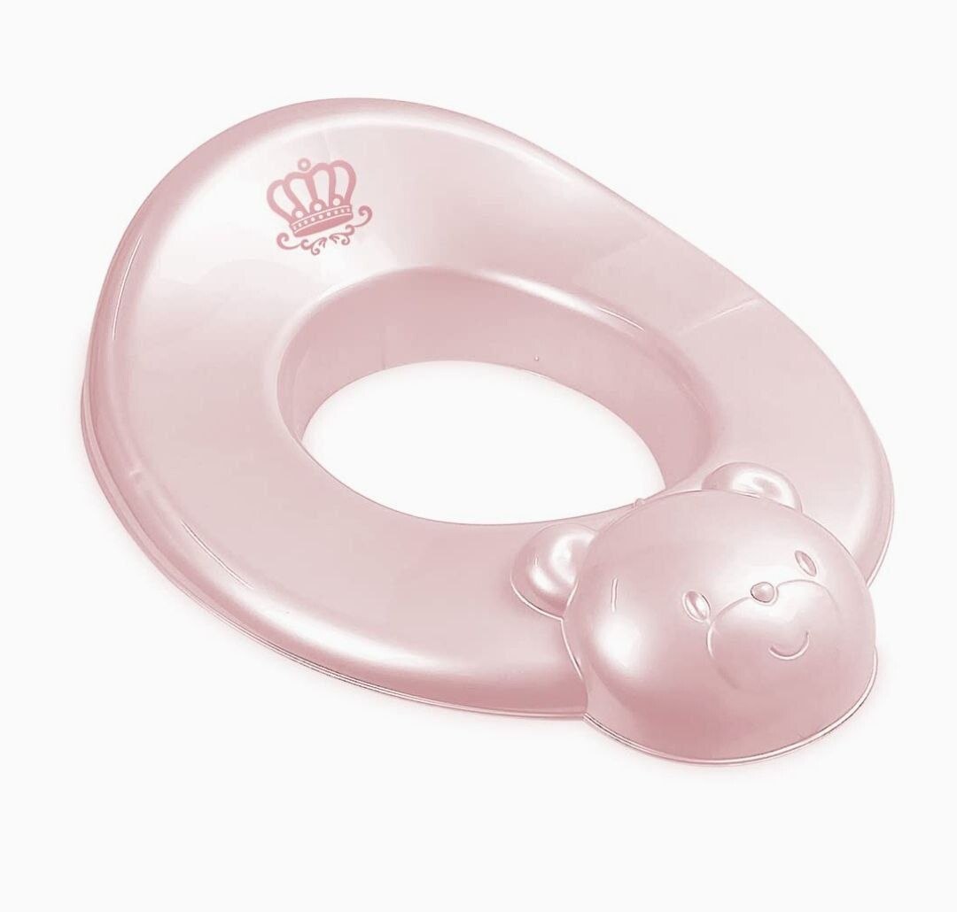 Redutor Sanitário Infantil Fofura Majestic, Adoleta Bebê, Rosa Real