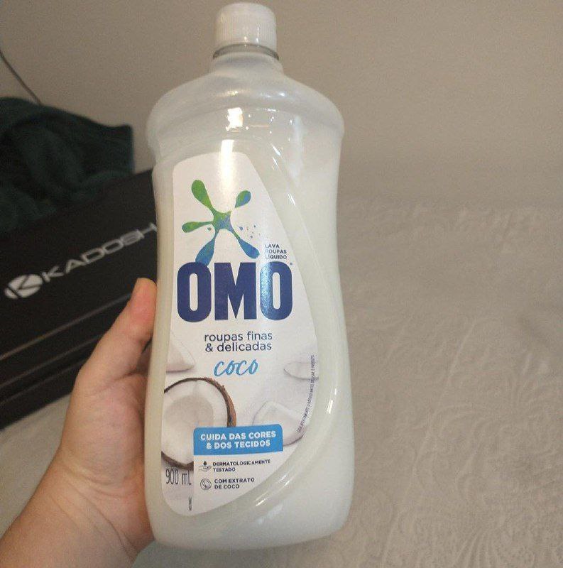 Sabão Líquido Omo Roupas Finas E Delicadas Coco 900ml