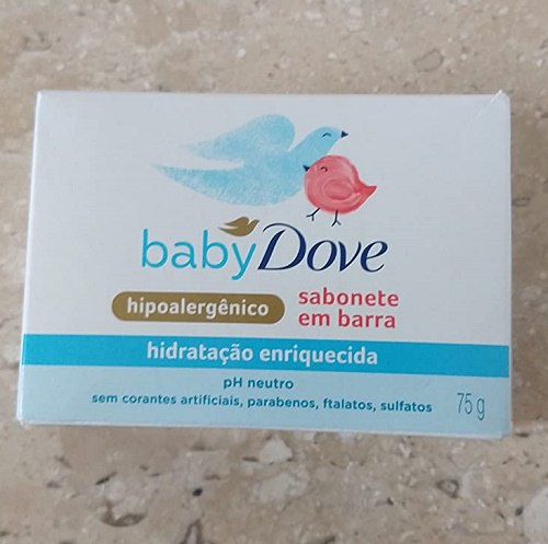 Sabonete Em Barra Baby Dove Hidratação Enriquecida 75g