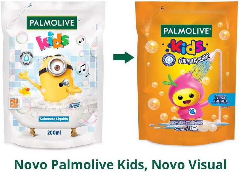 Sabonete Líquido Infantil Palmolive Kids 200Ml Refil