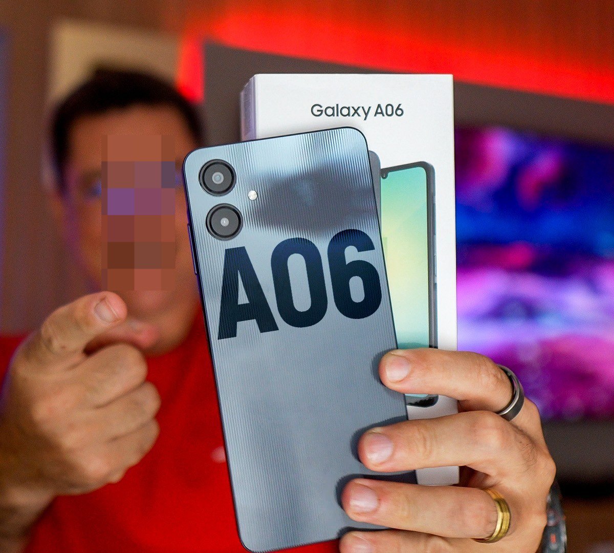 Smartphone Samsung Galaxy A06 4G 128GB 4GB RAM Tela 6,7
