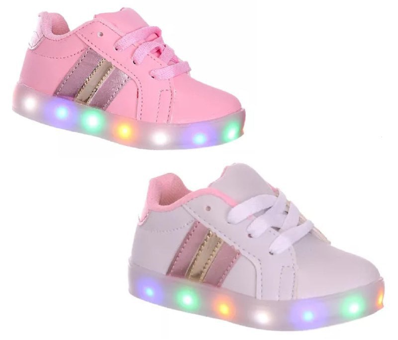 Tênis infantil com Luz de Led (Tam. 20 ao 33)
