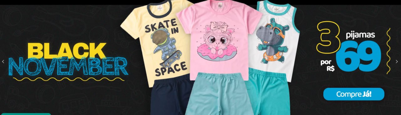🥰 3 Pijamas por R$69,00