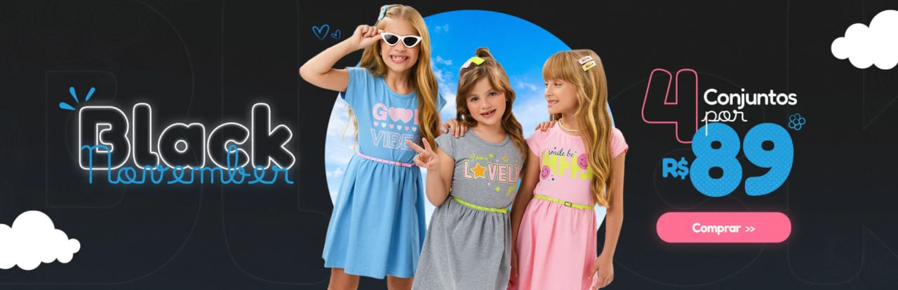 ✨4 Conjuntos por R$89