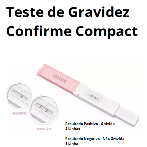 Resultado Teste de Gravidez Confirme Compact Resultado Teste de Gravidez Confirme Compact