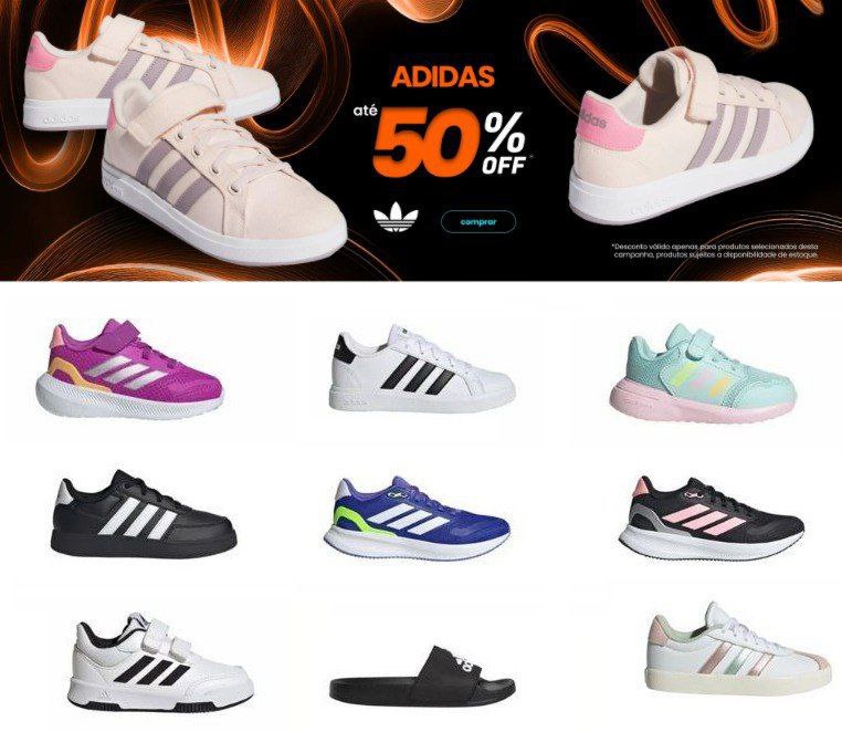 Adidas com até 50% OFF