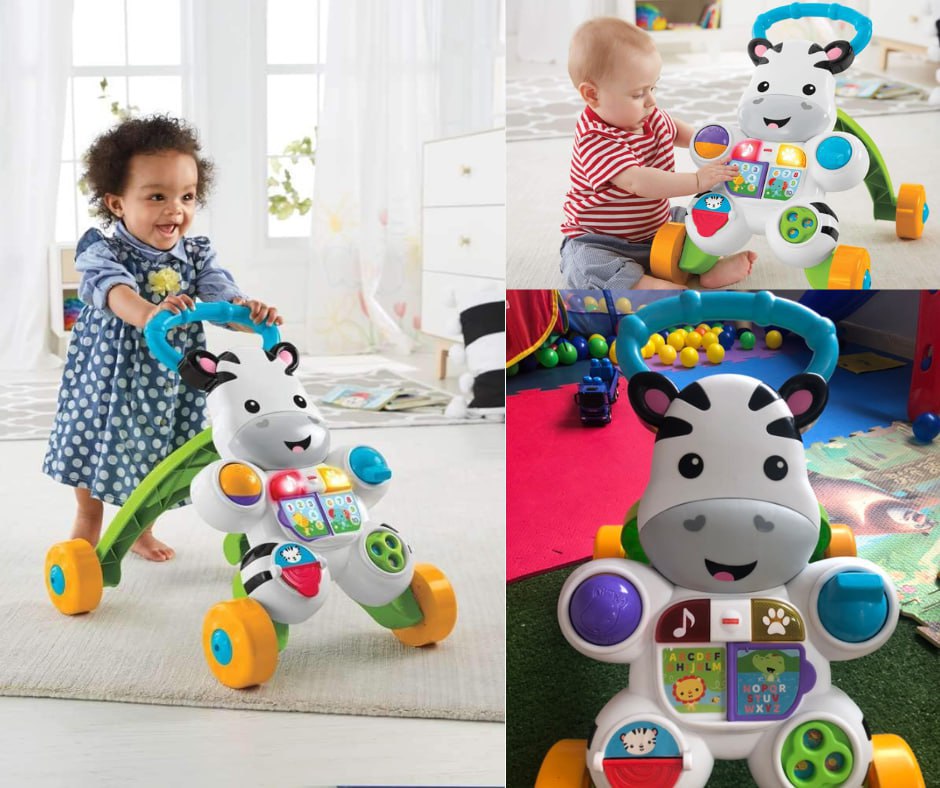 Apoiador Zebra, Fisher Price, Mattel