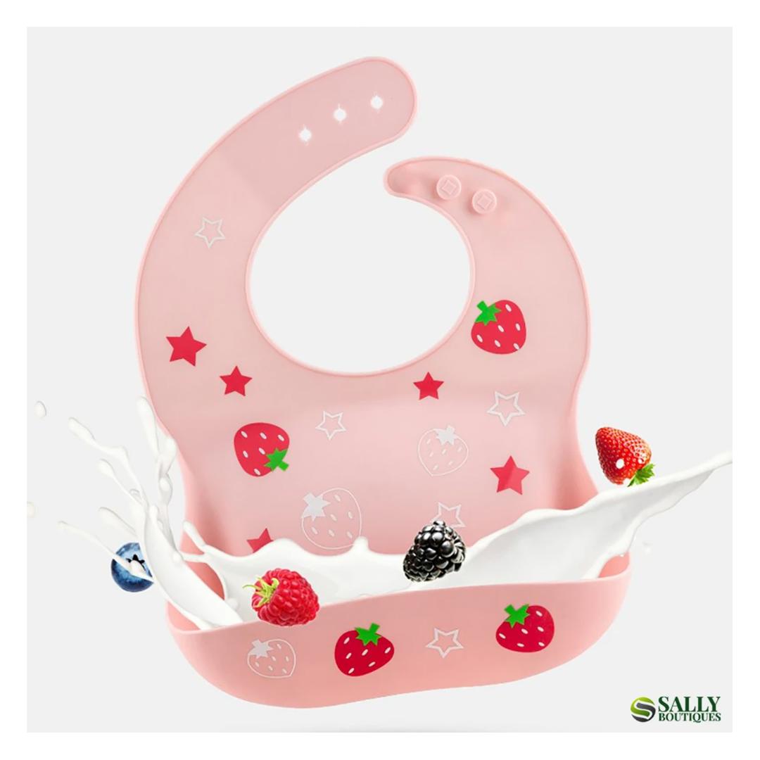 Babador Silicone Infantil Bandana Impermeável Para Bebê