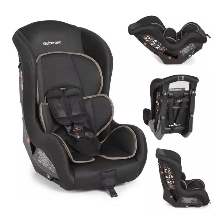 Cadeira Maximus Preto 0 A 25kg Galzerano Liso