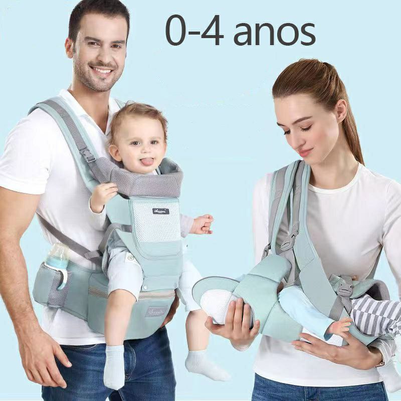 Canguru ergonômico com assento 🧡