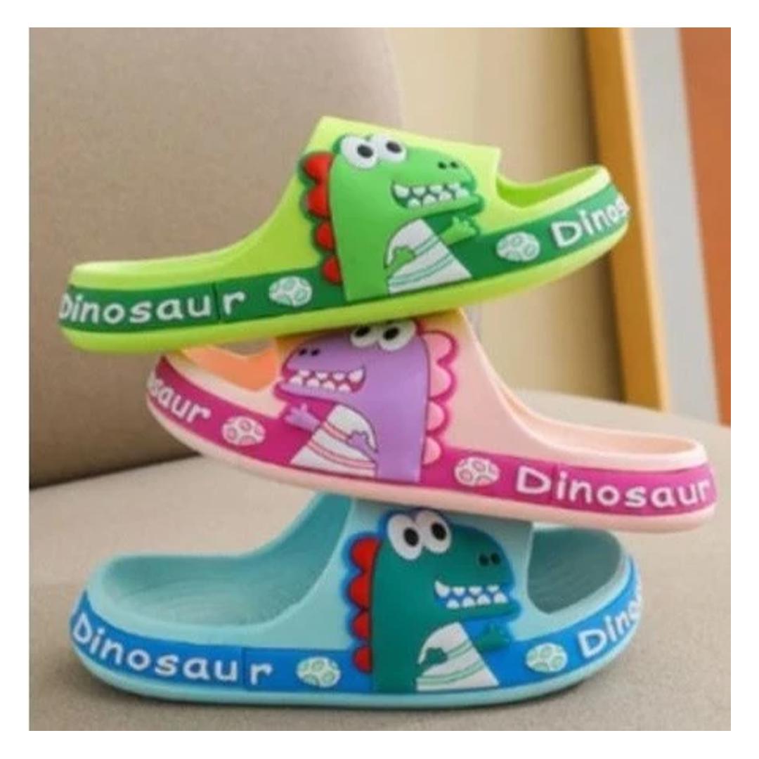 Chinelos Slide Infantil sandália Papete Dinossauro Confortavel Barato